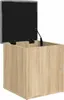 vidaXL Úložná lavica Sonoma dub 42 x 42 x 45 cm Materiál na Náhľad obrázku produktu 4