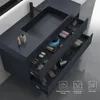 doporro Mobile Bagno Sospeso Mobiletto Sottolavabo da 120 Anteprima dell’immagine prodotto 4