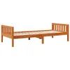Kinderbett ohne Matratze Wachsbraun 80x200 cm Massivholz Produktbild-Vorschau 3