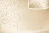 Tischdecke creme sand oval 160x220 cm damast Ornamente Produktbild-Vorschau 4