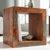 Massiver Beistelltisch JAKARTA 45cm bunt Cube aus Produktbild-Vorschau 1