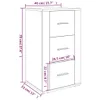 Sideboard Betongrau 40x33x70 cm Holzwerkstoff Produktbild-Vorschau 10