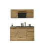 Singleküche >Jazz< in Eiche Artisan - 160x212x60 Produktbild-Vorschau 4