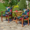 Gartenstuhlauflage "Alba" (50×48/50×54 cm) – 6 cm dick ( Produktbild-Vorschau 2