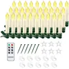 MONZANA® Christbaumkerzen LED Kabellos 30er Set Batterie Produktbild-Vorschau 1