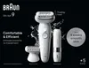 Braun Silk-épil 9 9-341 Epilierer 40 Pinzette Weiß Produktbild-Vorschau 3