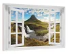 Wallario Wandbild mit Fenster-Illusion: Island Panorama Produktbild-Vorschau 2