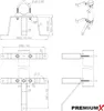 PremiumX Mauerhalter 10cm Stahl SAT Wandabstandshalter für Produktbild-Vorschau 4