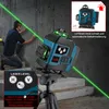 A man is using a laser level on a concrete wall. Produktbild-Vorschau