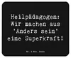 Mr. & Mrs. Panda Mauspad Spruch Heilpädagogin Superkraft - Produktbild-Vorschau 1