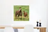 MuchoWow® Poster Pferde - Gras - Braun 50x50 cm - Produktbild-Vorschau 5