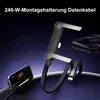 2-in-1 Ladekabel mit Ständer, 240W geflochtenes Kabel mit Produktbild-Vorschau 2