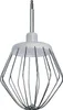 A close-up studio shot of a kitchen mixer whisk attachment. Produktbild-Vorschau