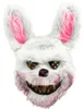 Horror-Maske - Killer-Hase - Einheitsgröße - Weiß mit Produktbild-Vorschau 5