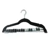 SVITA Lot de 10 cintres à pantalons avec clips, recouverts Voir les images du produit 3