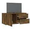 vidaXL TV-Schrank Räuchereiche 80x34x36 cm Holzwerkstoff Produktbild-Vorschau 4