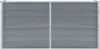 vidaXL Garten-Hochbeet Verzinkter Stahl 160x40x77 cm Grau Produktbild-Vorschau 3