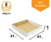 KAPAK Plateau carré pour gâteaux, lot de 10, blanc, 41x41x5 Voir les images du produit 2