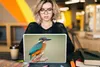 MuchoWow® Laptop Aufkleber Sticker Cover Vogel - Eisvogel - Produktbild-Vorschau 5