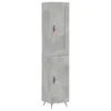 vidaXL Credenza grigio cemento 34,5x34x180 cm materiale a Anteprima dell’immagine prodotto 2