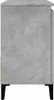 vidaXL Waschbeckenunterschrank Betongrau 65x33x60 cm Produktbild-Vorschau 6
