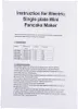 An instruction manual for an electric single plate mini pancake maker. Produktbild-Vorschau