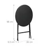 Relaxdays Gartentisch Rattan-Optik, rund, HxD: 75 x 60 cm, Produktbild-Vorschau 5