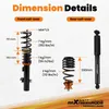Suspension avec ressorts sport pour Peugeot 207, modèles de Voir les images du produit 8