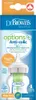A product shot of a Dr. Brown's Options+ Anti-colic bottle on its packaging. Produktbild-Vorschau