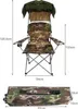 Klappbarer Anglerstuhl Campingstuhl mit Armlehnen Produktbild-Vorschau 7