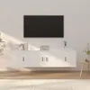 vidaXL 3dílná sada TV skříněk Bílý dřevěný materiál Náhled obrázku produktu 2
