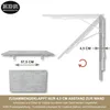 Skládací stůl na zeď Stolová deska 80x50 cm v betonovém Náhled obrázku produktu 6