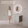 S'AFIELINA miroir de salle de bain LED rond miroir de salle Voir les images du produit 2