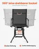 Silla plegable para camping y pesca, con reposabrazos, Vista previa de la imagen del producto 3