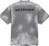 Balenciaga Back Print T Shirt Medium Fit Grau Uni Produktbild-Vorschau 2