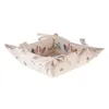 Cestino per il pane Clayre & Eef 35x35x8 cm Beige Blu Anteprima dell’immagine prodotto 4