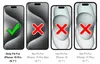 Pellicola protettiva per iPhone 15 Pro vetro privacy Anteprima dell’immagine prodotto 3