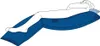 CAREPUR Seitenlagerungskissen, Größe M, 180 x 31 cm, blau Produktbild-Vorschau 3