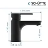 SCHÜTTE Denver umyvadlová baterie, baterie s výsuvným Náhled obrázku produktu 5