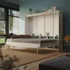 Skříňová postel Classic 160x200 Horizontal White Bez Náhled obrázku produktu 4