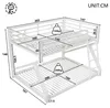 Etagenbett 140x200 cm oben und 160x200 cm unten, Metallbett Produktbild-Vorschau 6