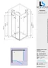 GZG 100x100x195 cm  Hestia Duschkabine inkl. Tasse Produktbild-Vorschau 2