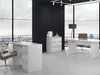 Topeshop M3 BIEL POŁYSK, Biały, 3 szuf., Płyta wiórowa, Podgląd zdjęcia produktu 6