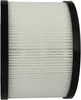 A side view of an air purifier filter with white filter material and black trim on the edges. Produktbild-Vorschau
