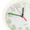 Horloge murale fluorescente, Blanc, lumineuse dans Voir les images du produit 4