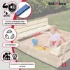 KOTARBAU® Sandkasten mit Abdeckung 140x140 cm Sandkiste aus Produktbild-Vorschau 5