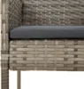 The Living Store 5-tlg. Garten-Essgruppe mit Kissen Schwarz Produktbild-Vorschau 7