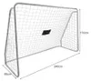 Trizand 21268 Fußballtor mit Netz 170 x 240 x 85 cm Produktbild-Vorschau 3