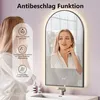 HOKO Badspiegel Antibeschlag LED Bogenspiegel 50x90cm mit Produktbild-Vorschau 3