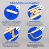 Slitte pieghevoli Slitta in legno con schienale Gagadumi Anteprima dell’immagine prodotto 4